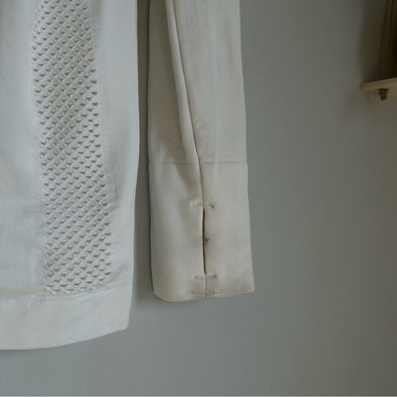 🩷ATHLETA DOUBLE LINED LONG SLEEVE BURPEE LASER CUT ATHLETIC WORKOUT SIZE MEDIUM - Picture 7 of 10